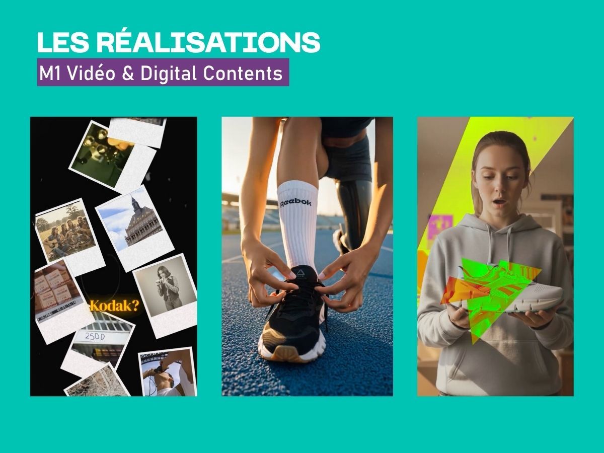 Réalisations d'étudiants en M1 vidéo et digital contents