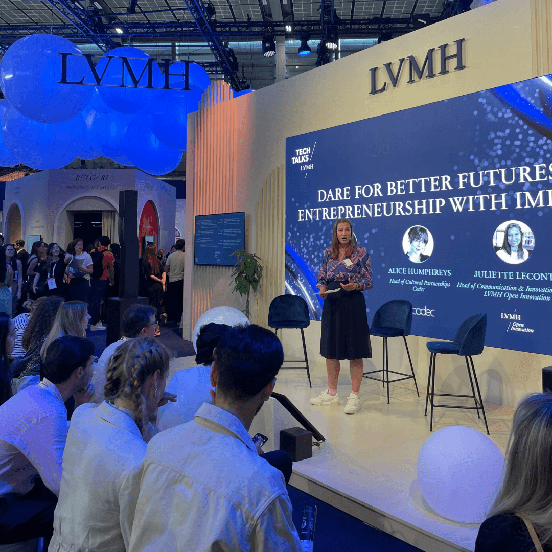 Étudiants de l'ESD à Vivatech 