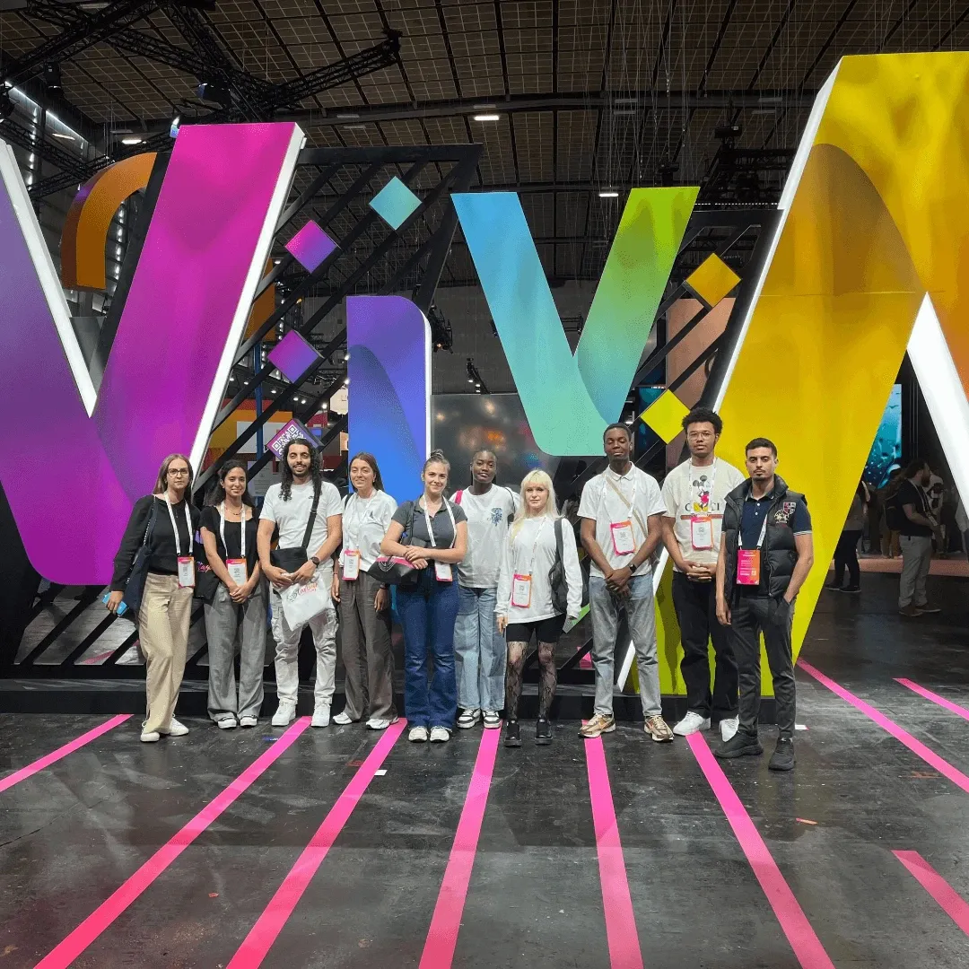 Étudiants de l'ESD à Vivatech 