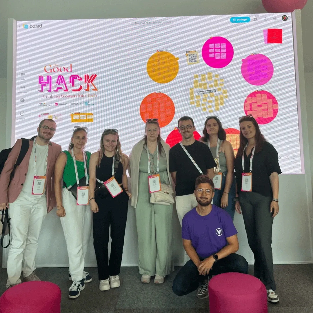 Étudiants de l'ESD à Vivatech 