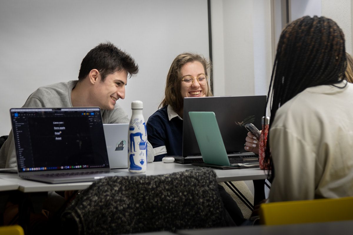 Etudiants ESD en cours