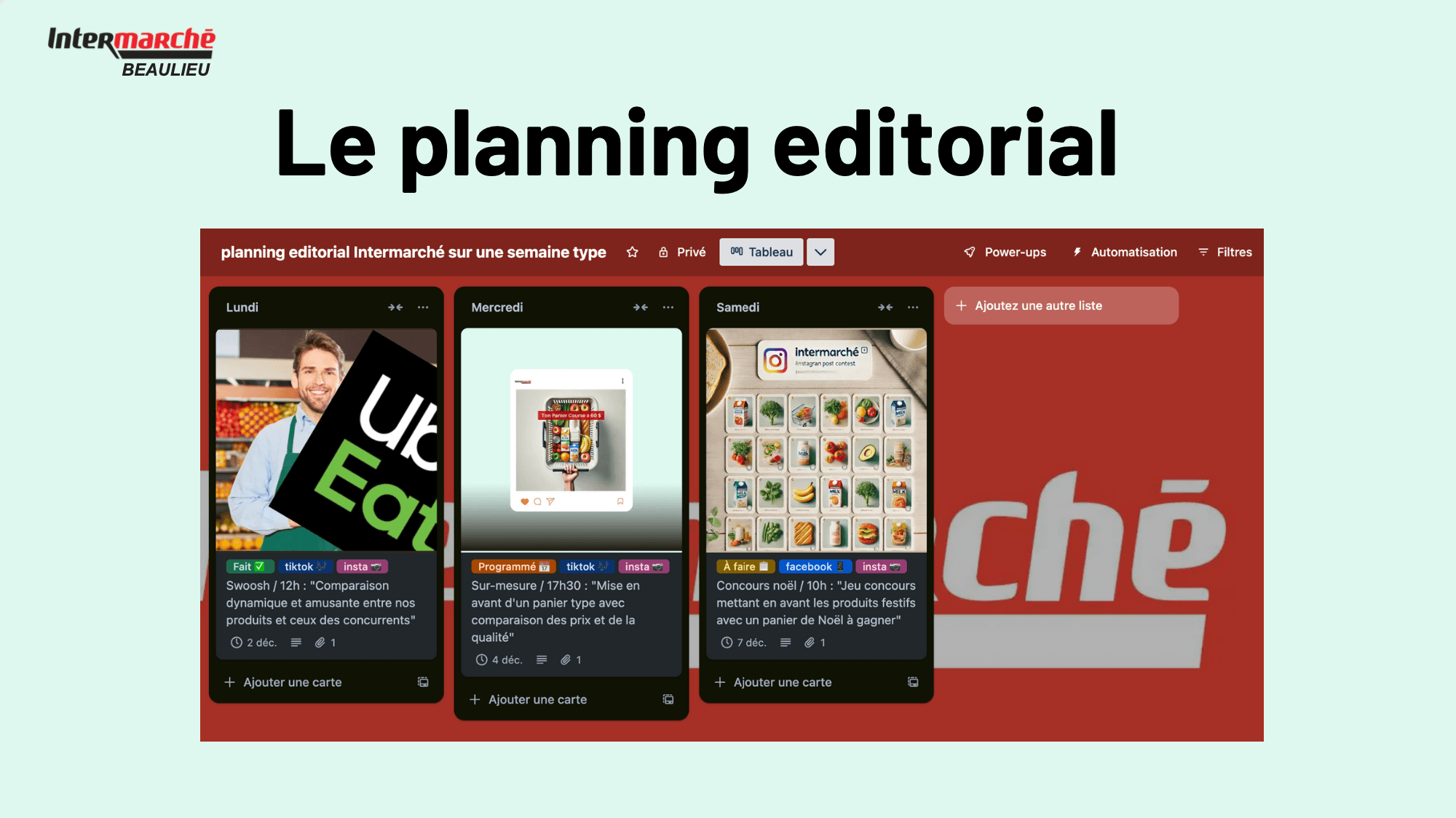 Rendu B2 CPD projet Intermarché