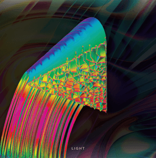 Visuel de data art lumières