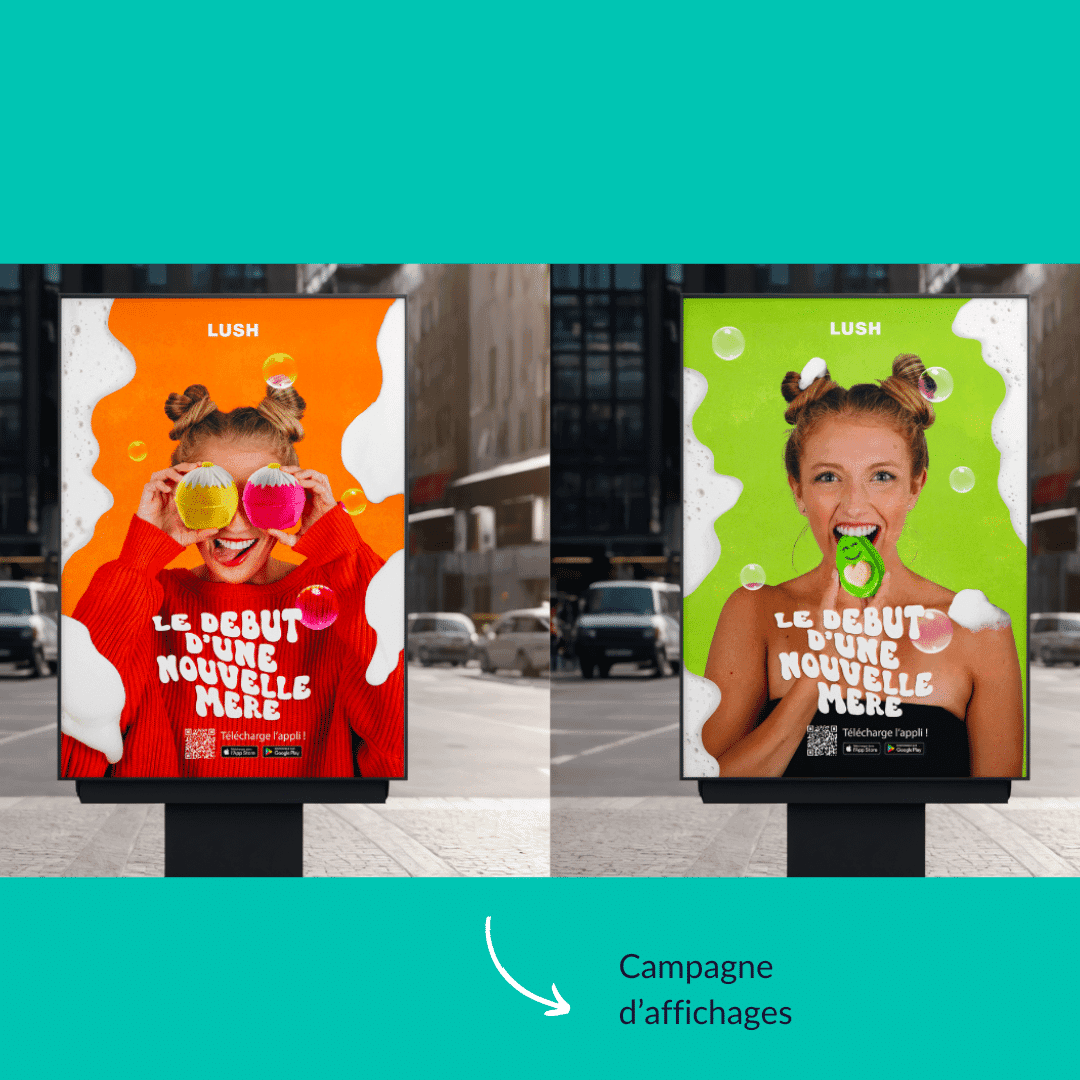 Campagne d'affichage pour Lush ESD