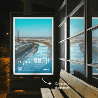 Campagne d'affichage Lush ESD