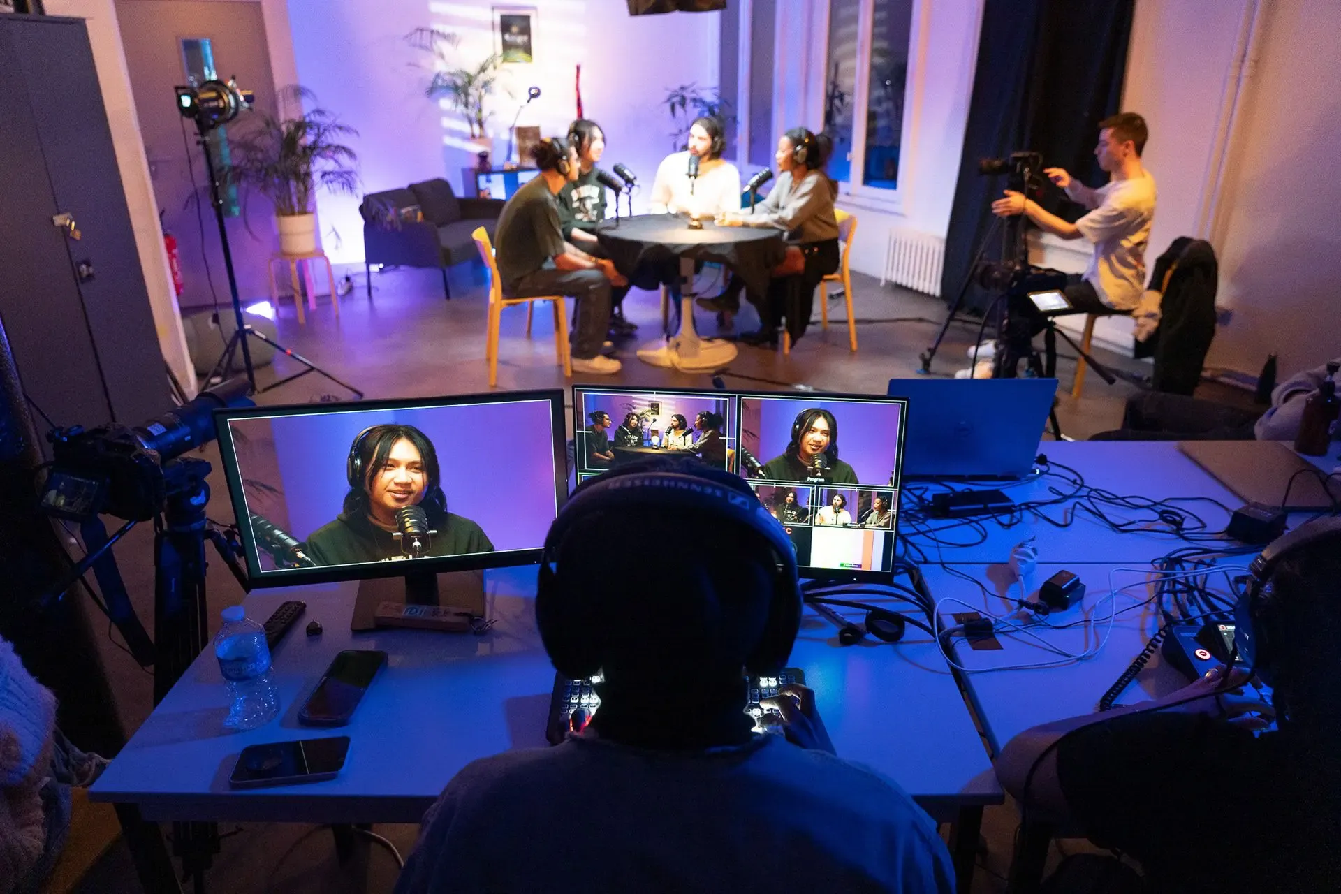 Le studio podcast de l'esd Paris