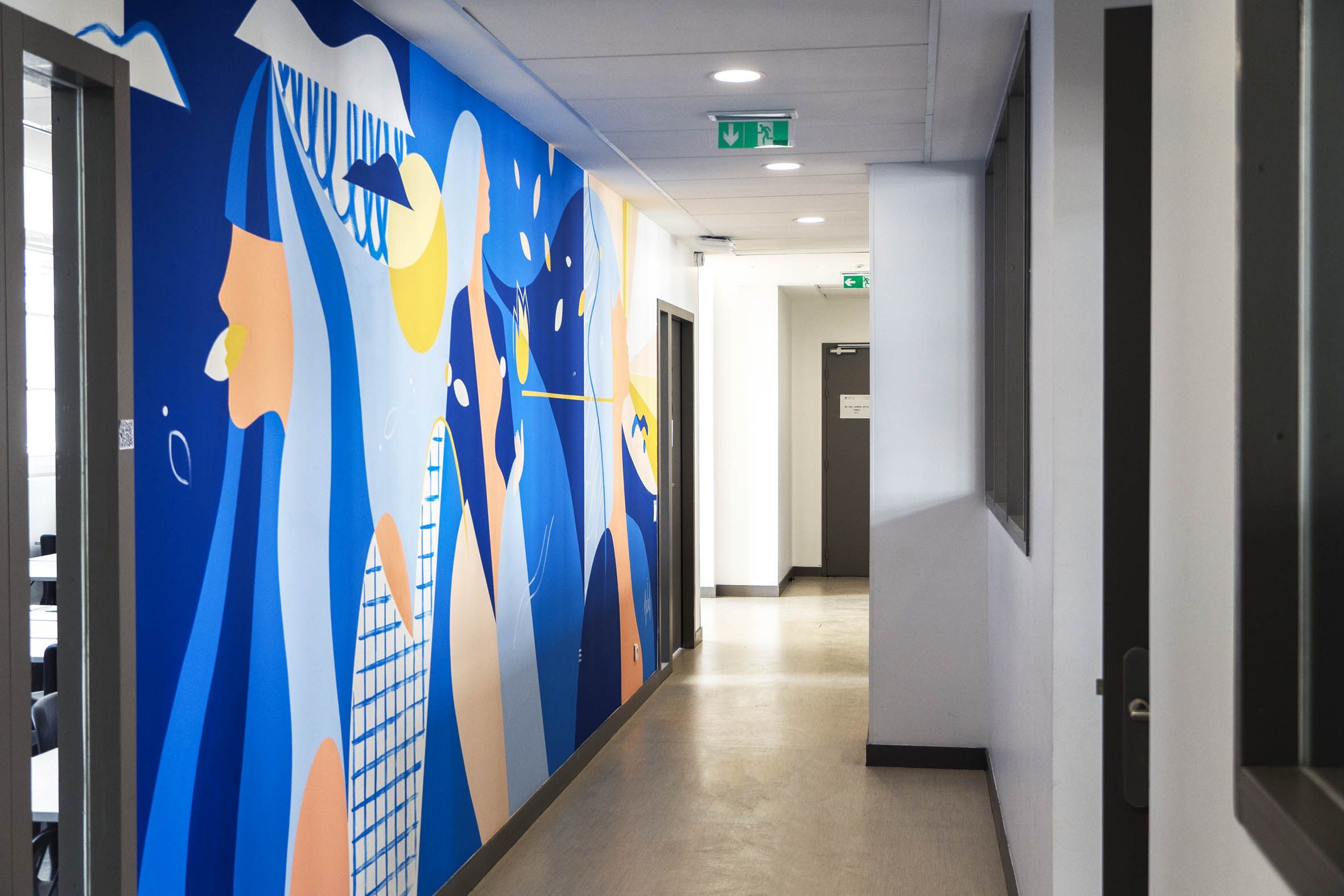 fresque Campus de Lyon ESD