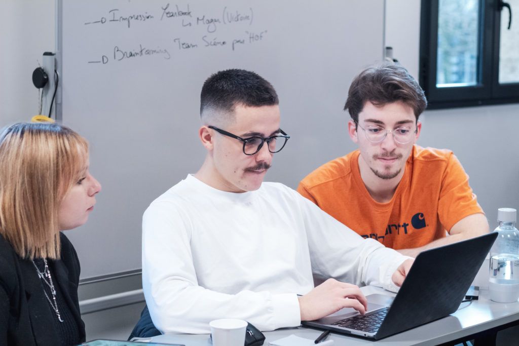 étudiants en alternance